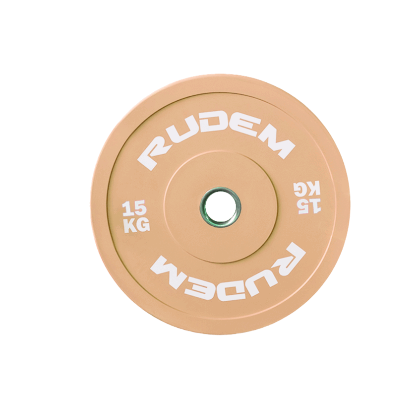 BUMPERS COLORES melon 15kg - Rudem Fitness Innovation