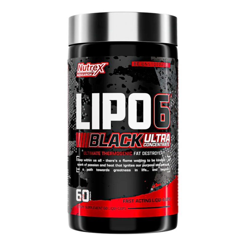 LIPO 6 BLACK 60 BCaps NUTREX - Rudem Fitness Innovation