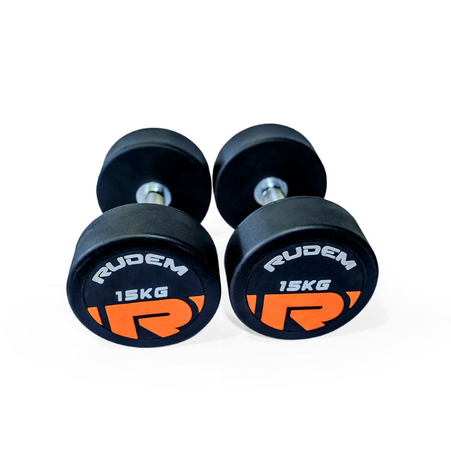 RUDEM ROUND DUMBBELLS (PAR) 15 KG - Imagen 3