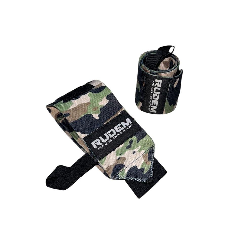 Muñequeras Rudem Camu Military Green & Brown Munequeras Rudem Camu Military Green Brown - MUÑEQUERAS RUDEM CAMU MILITARY GREEN & BROWN (PAR)