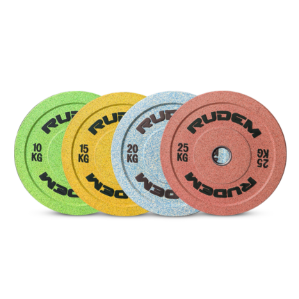RUDEM COLOUR GRIND BUMPERS PLATES (Pares): 10KG, 15KG, 20KG, 25KG